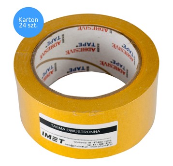 Taśma dwustronna 50mmx10mb polipropylenowa 24szt