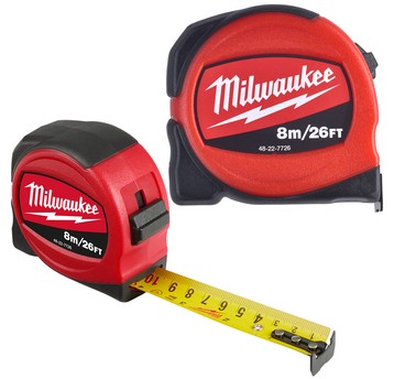 Taśma miernicza SLIM 8m-26ft/25mm Milwaukee
