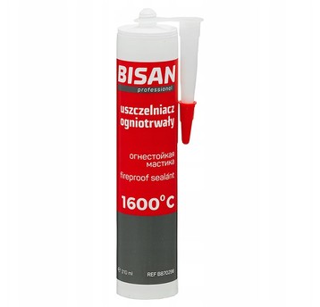 Uszczelniacz do pieców kominków 1600C 310ml BISAN