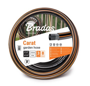 Wąż ogrodowy CARAT 1/2" 20m czarny