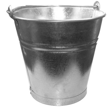 Wiadro ocynkowane 5 litrów fi 22cm JUCO