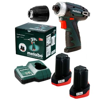 Wkrętarka 12V 2x2Ah PowerMaxx BS Basic Metabo