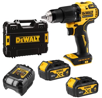 Wkrętarka 18V 65Nm udar 2x4Ah BRUSHLE TSTAK DeWALT