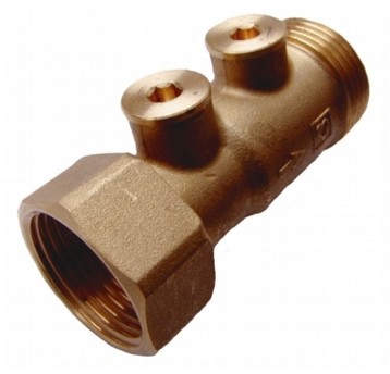 Zawór antyskaż 5/4"GZ +półśrubunek 5/4 GW HERZ