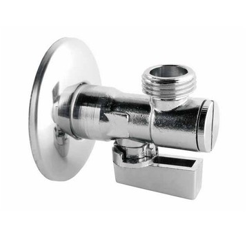 Zawór kątowy 1/2-3/8 z FILTREM metal pokrę INV(10)
