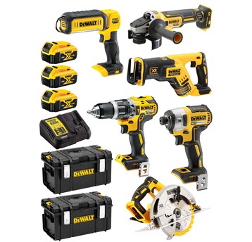 Zestaw COMBO 6 narzędzi akumulatorowych DeWalt