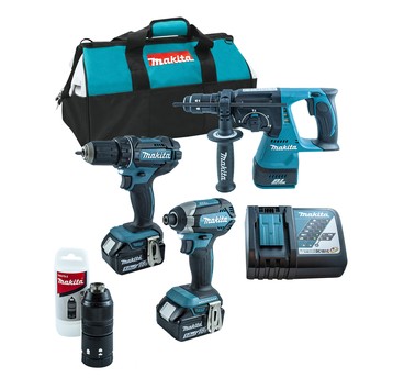 Zestaw DDF482 DHR243 DTD153 2x5Ah MAKITA torba