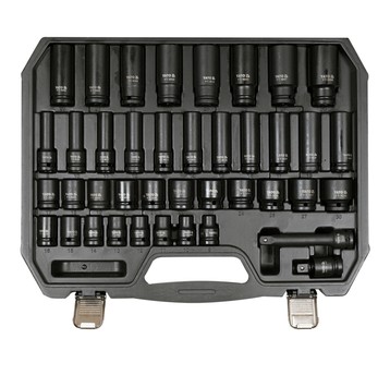 Zestaw nasadek udarowych 1/2" 40szt YATO