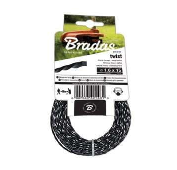 Żyłka tnąca TWIST 2,0mmx15mb (10) BRADAS